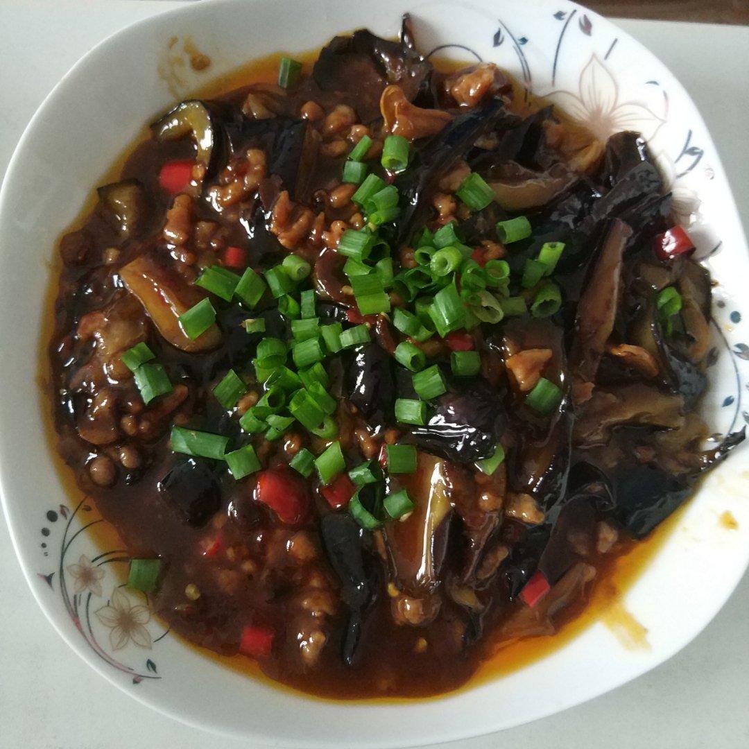 红烧肉沫茄子