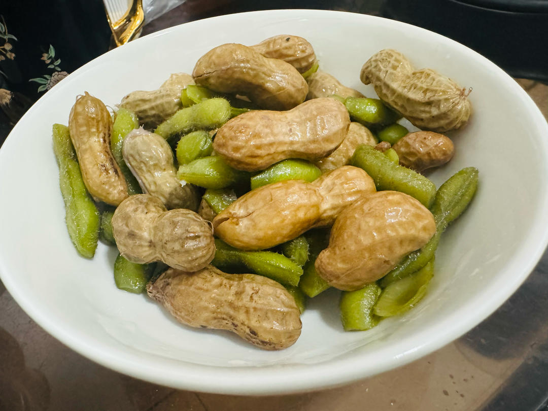 夏日必备煮五香毛豆花生🥜