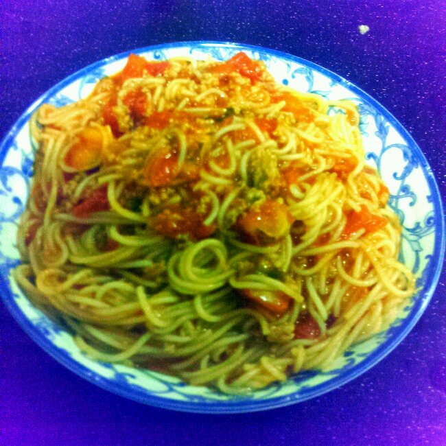 番茄肉酱意大利面