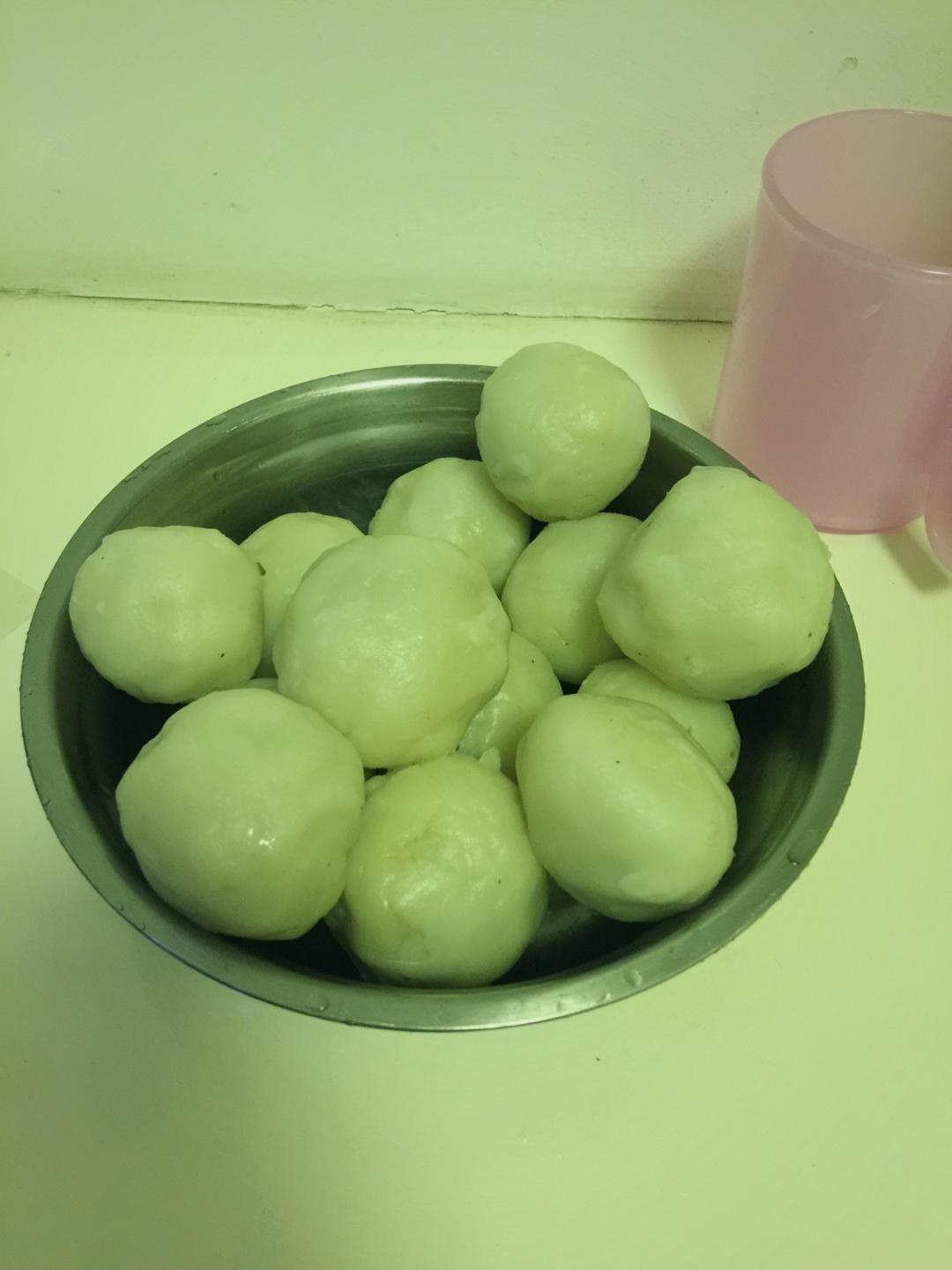 妈妈的味道—粘米圆子979797的做法 步骤7