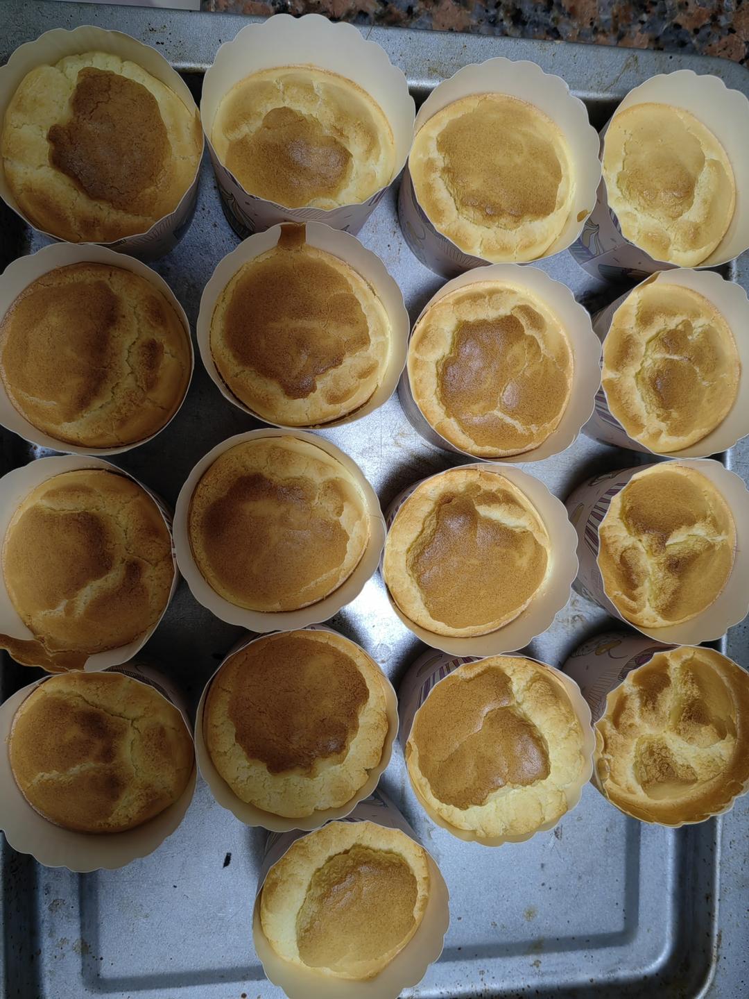 低卡粘米粉纸杯蛋糕