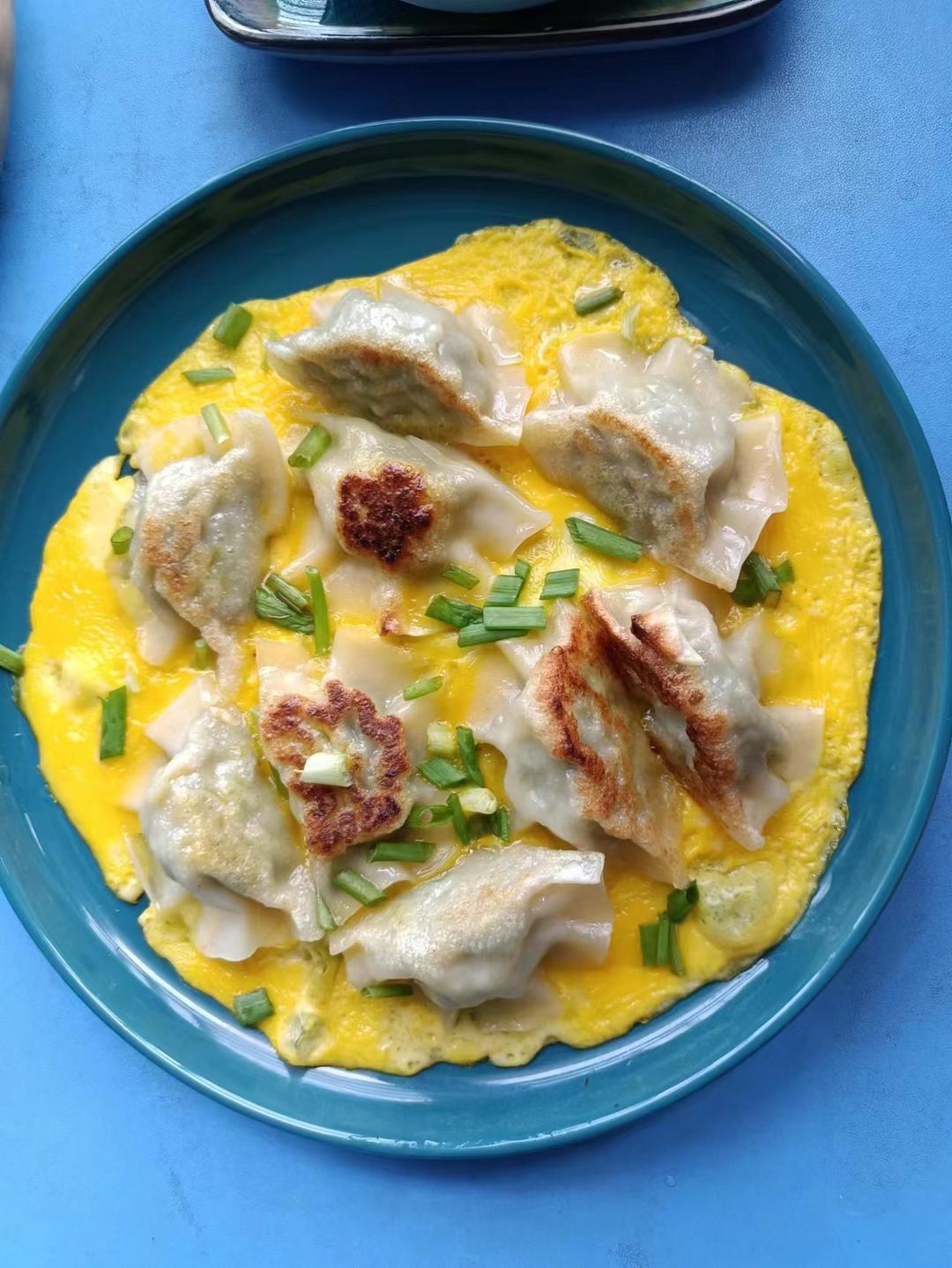 十分钟快手菜抱蛋煎饺（速冻饺子）