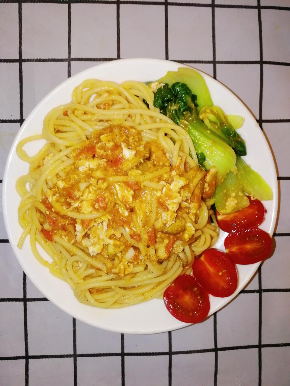 辣酱意面的做法