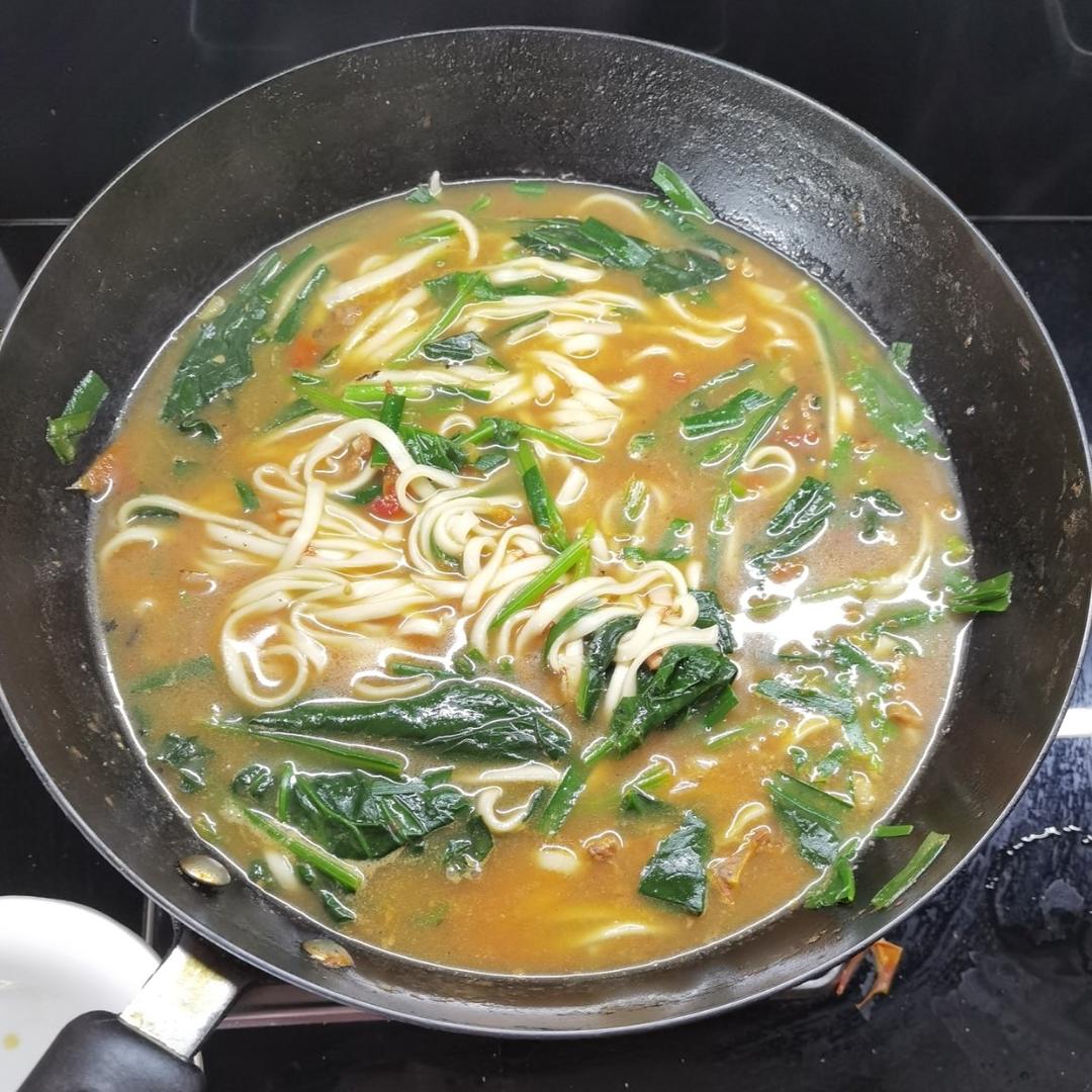 炝锅肉丝面