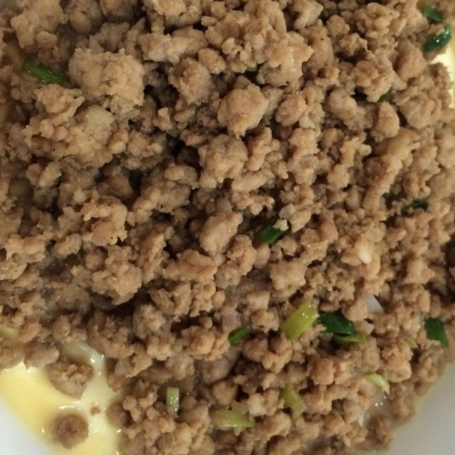 肉沫豆腐蛋羹
