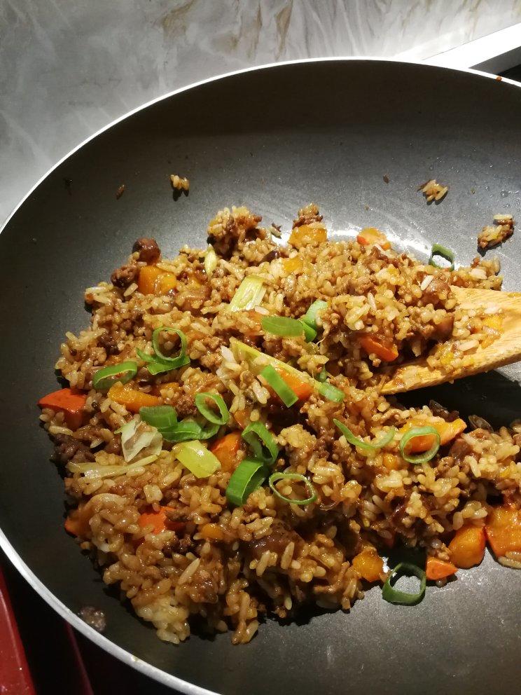 美味到不行的南瓜饭