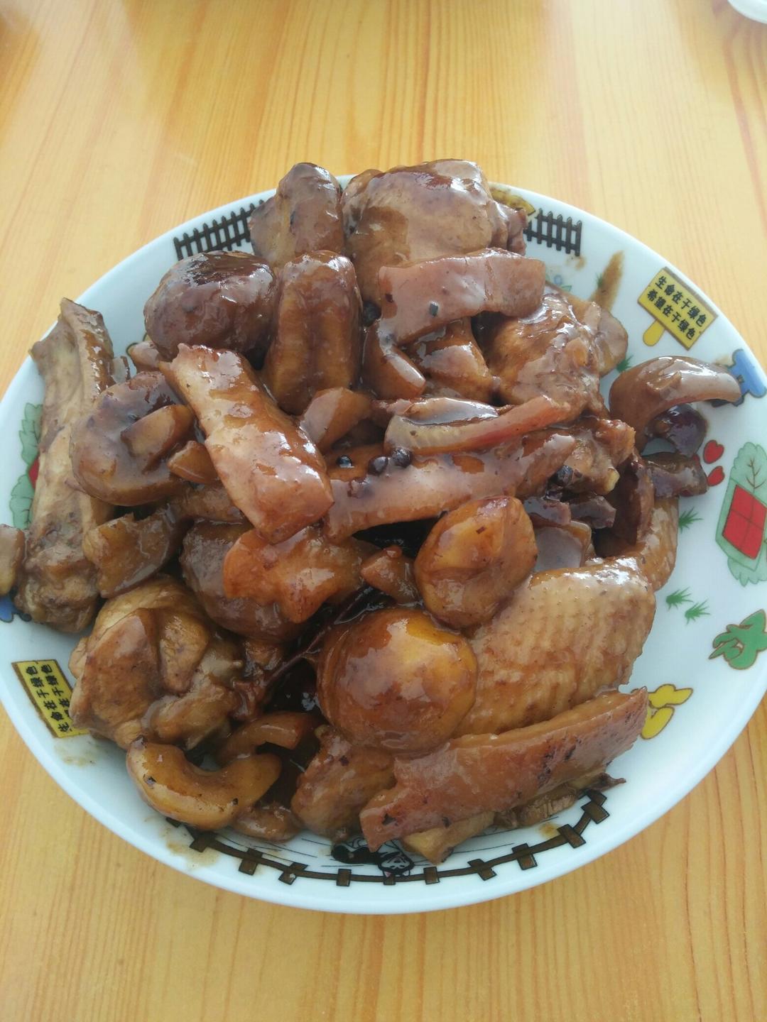 板栗烧鸡