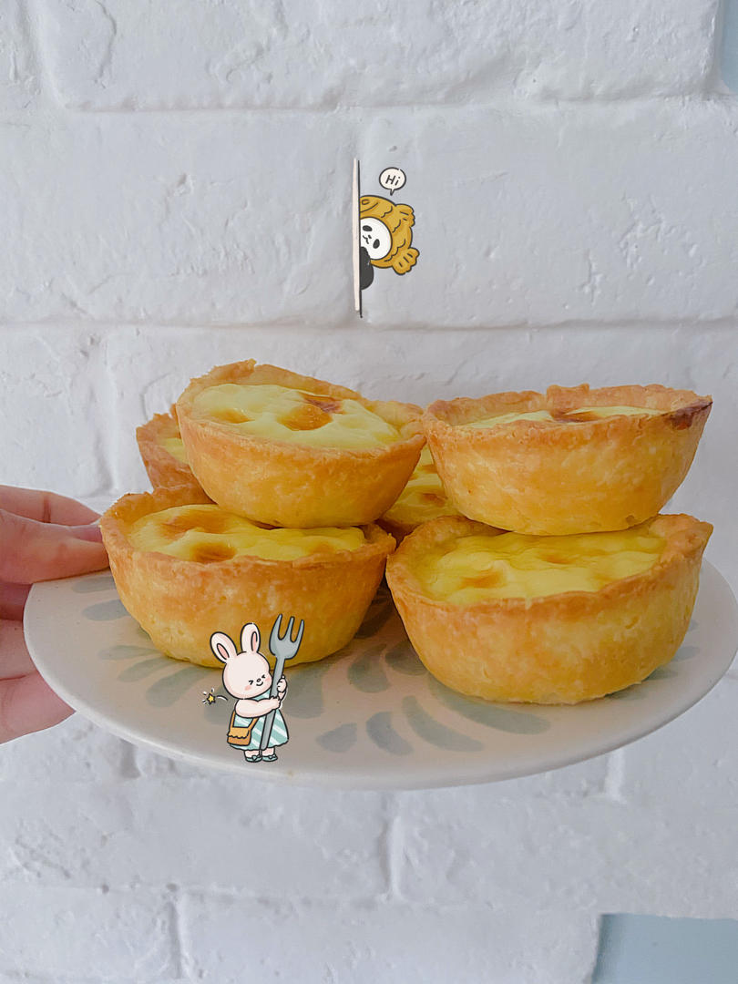 (视频)正宗香港曲奇蛋挞 [不塌馅的蛋挞]