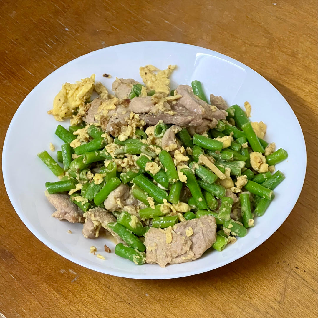 豆角炒蛋超级下饭菜，不好吃算我输