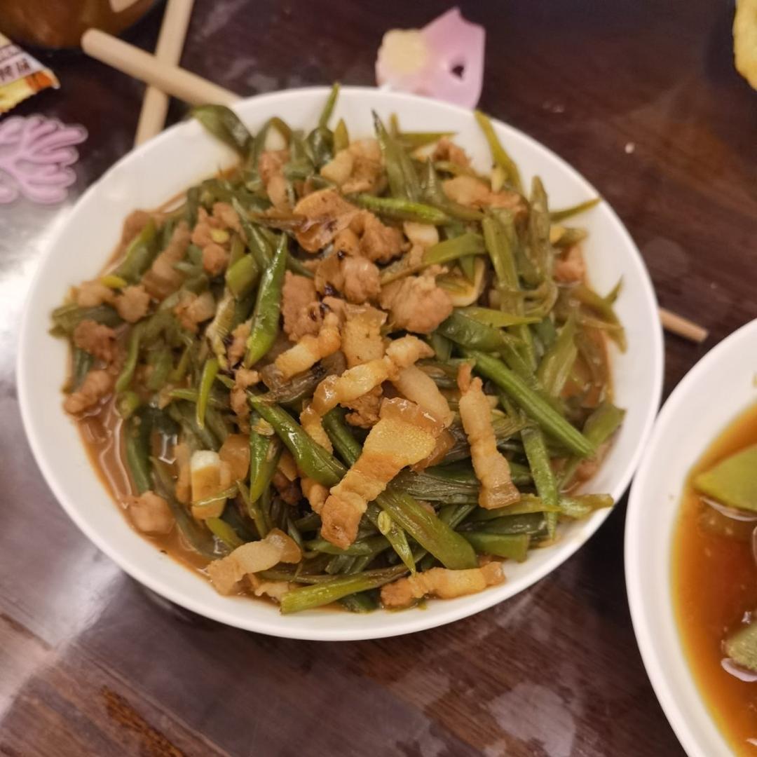 扁豆角炒肉