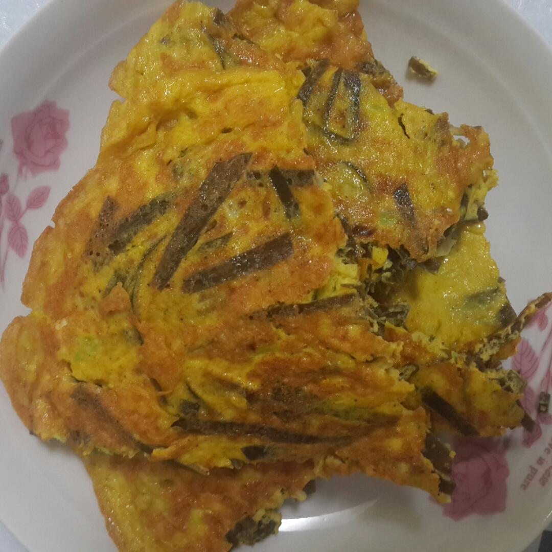 孕妈妈最爱之海带鸡蛋饼