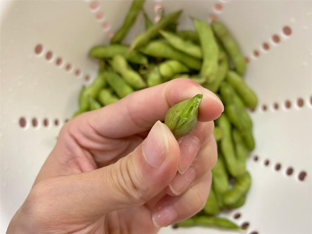 空气炸锅版绝味卤毛豆的做法 步骤1