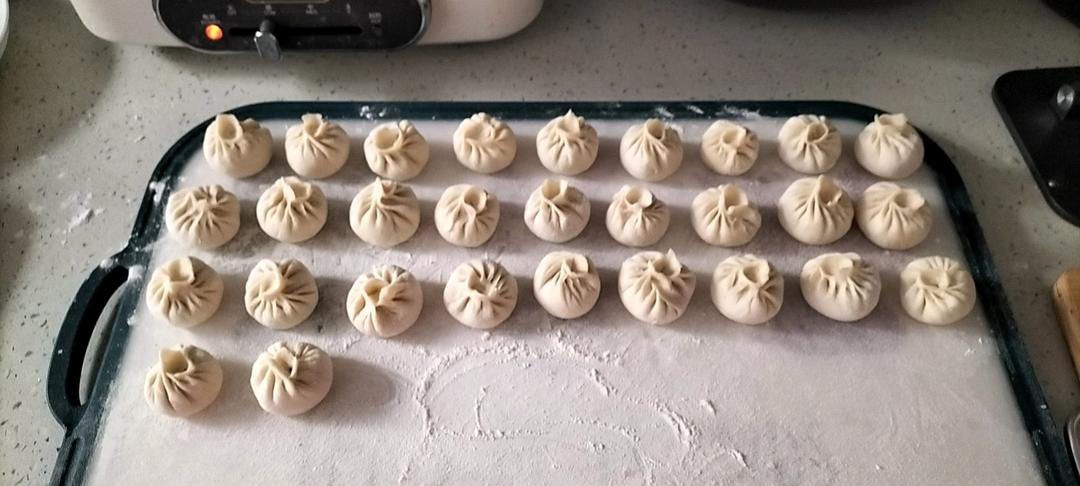 超多汁的牛肉馅生煎包