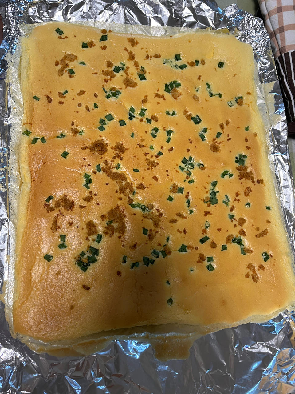 香葱肉松肥蛋糕卷～