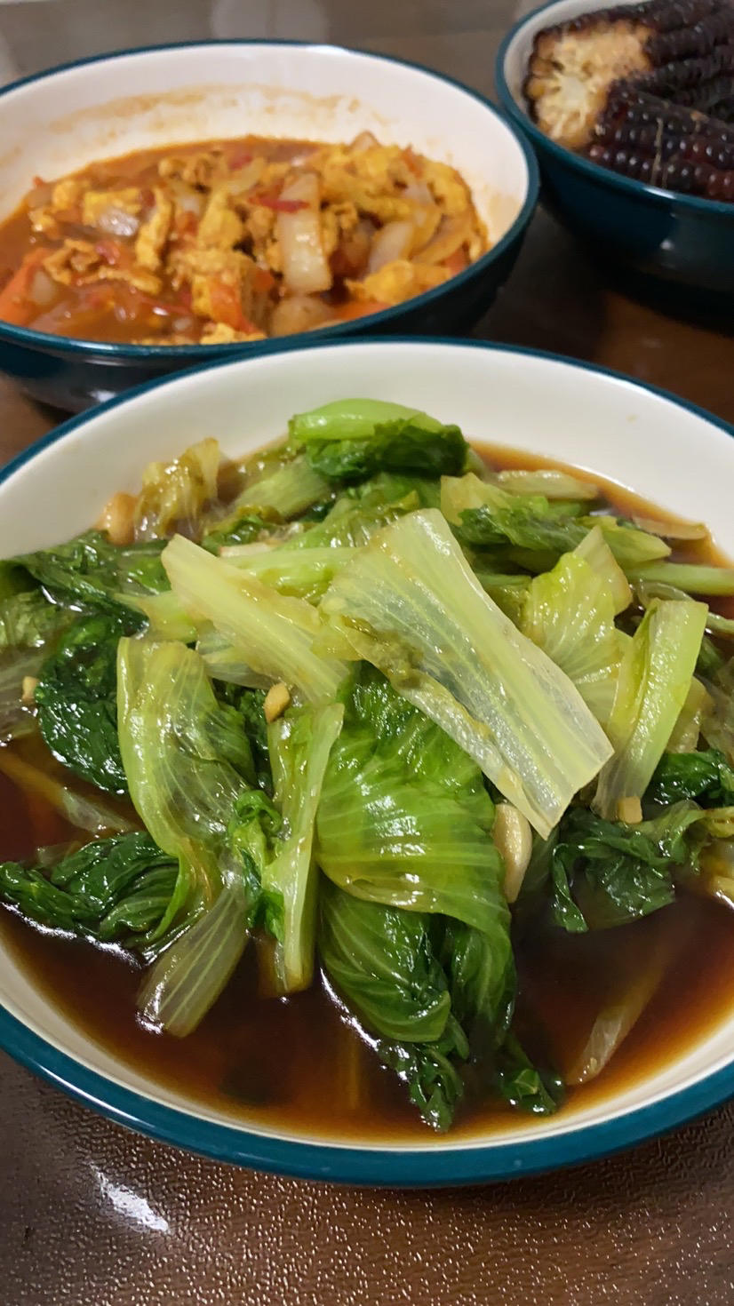白灼生菜