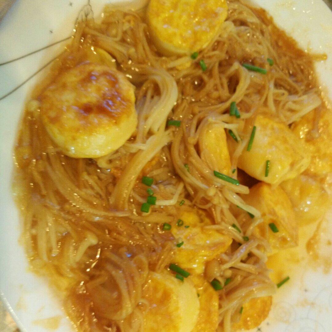 超级下饭菜--金针菇日本豆腐