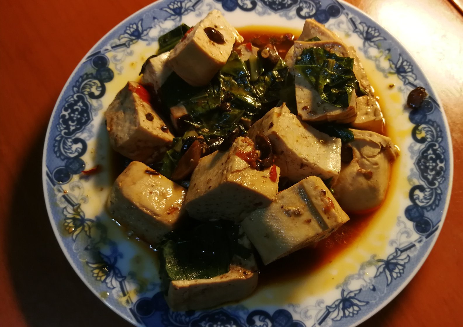 足不出户，来吃正宗麻婆豆腐（附：油蘑菇做法）~圆满素食