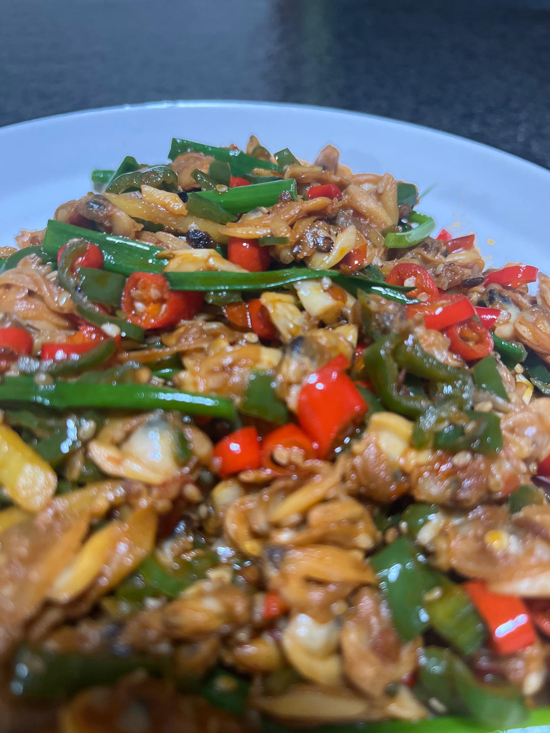 干饭人必吃-麻辣花甲肉（炒鸡下饭的）