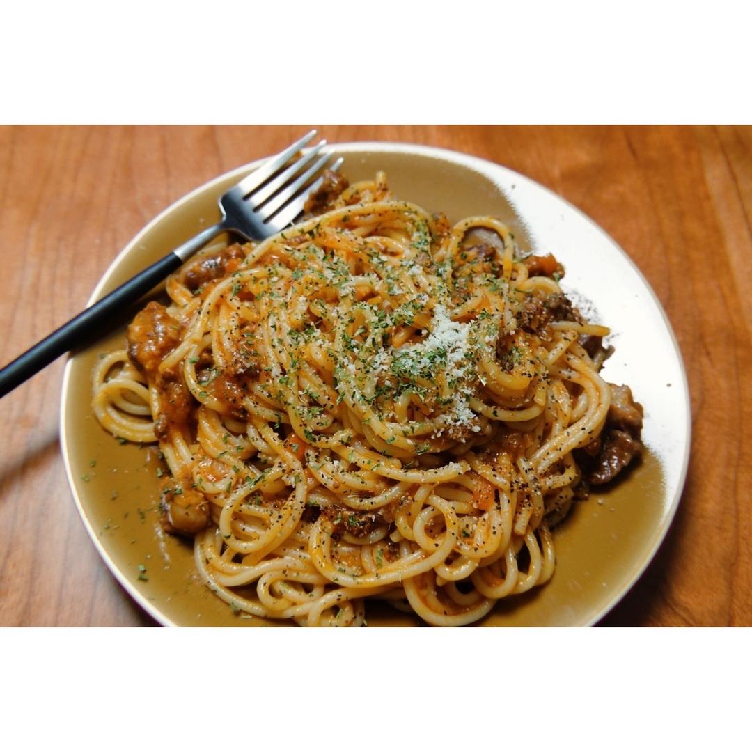 番茄肉酱意面的做法