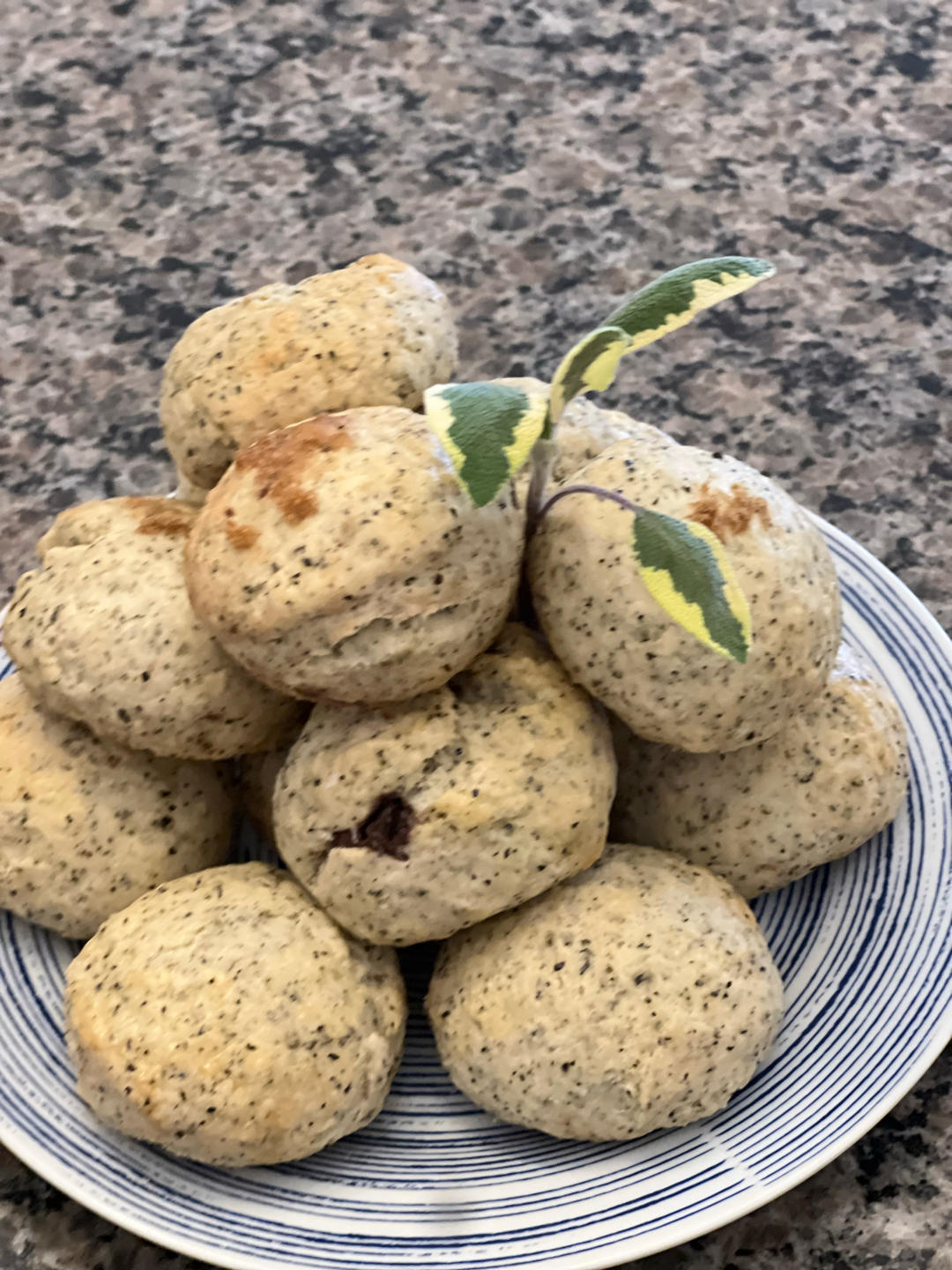 日式黑巧伯爵茶司康