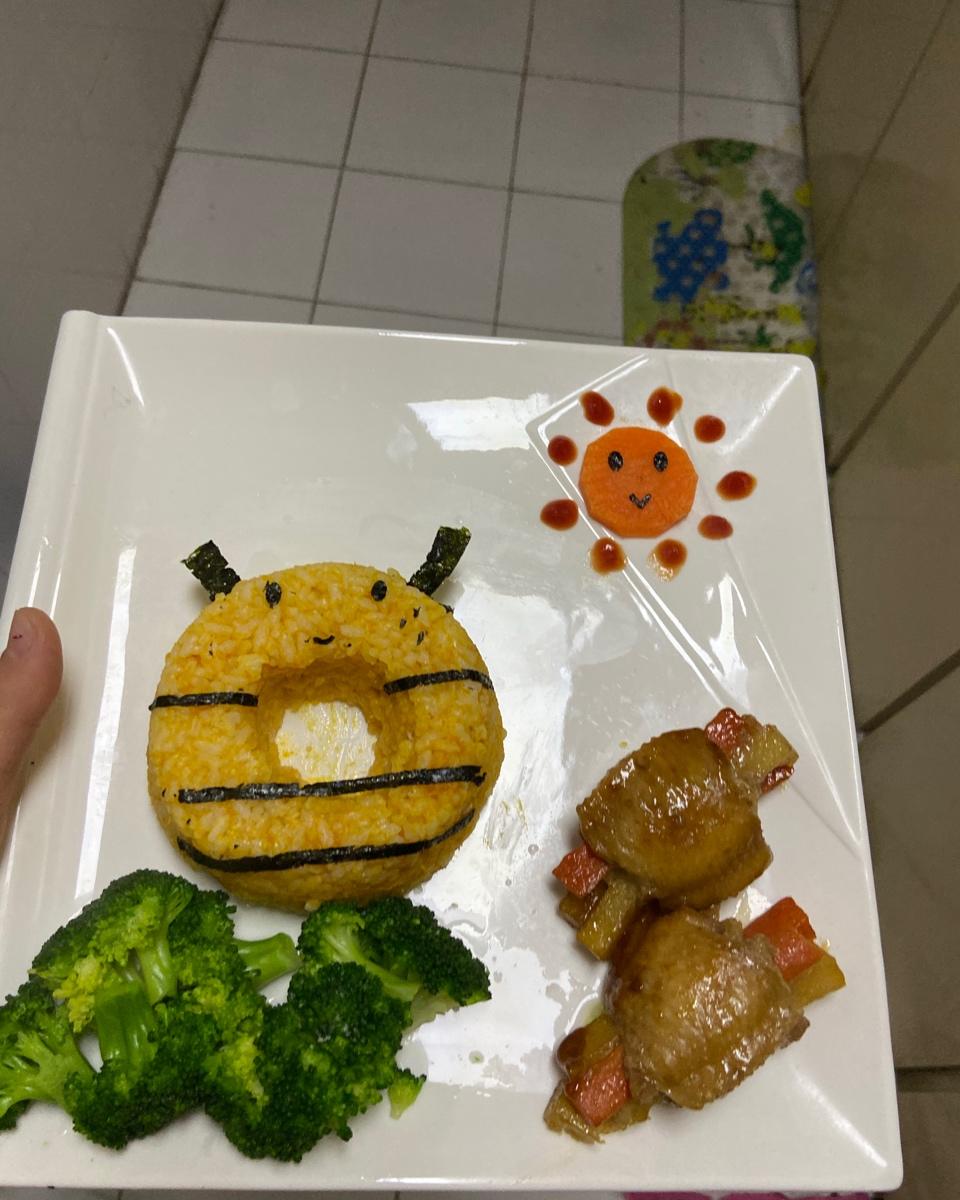 小蜜蜂甜甜圈饭团