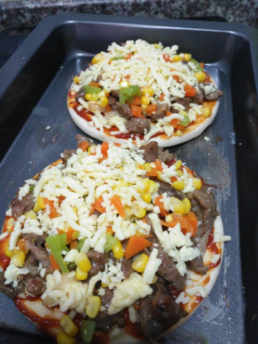 黑椒牛肉厚底披萨