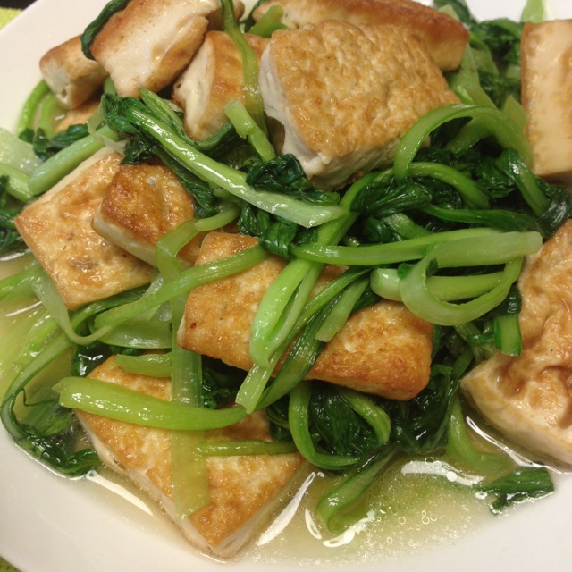 青菜炒豆腐
