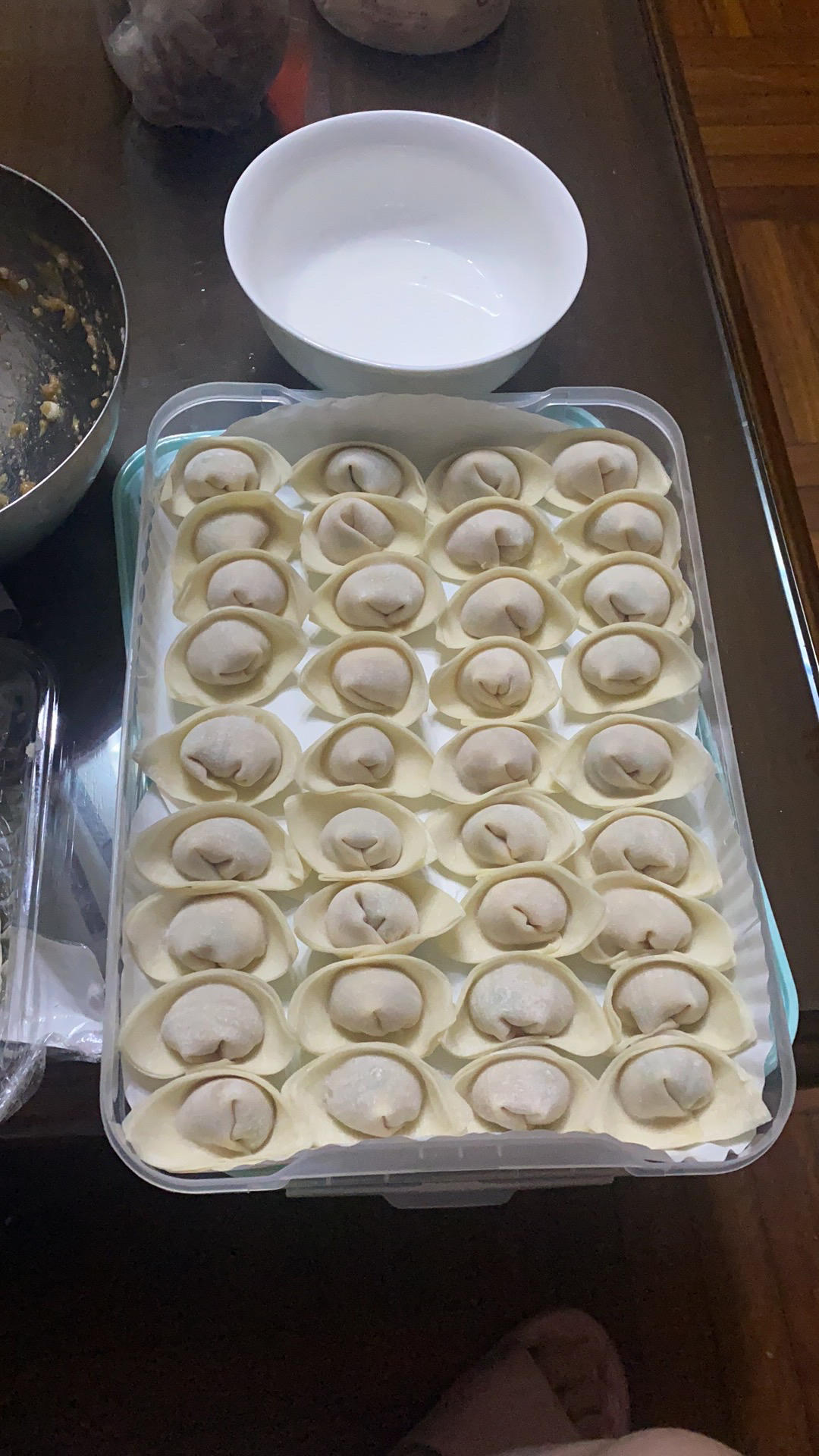 上海大馄饨包法
