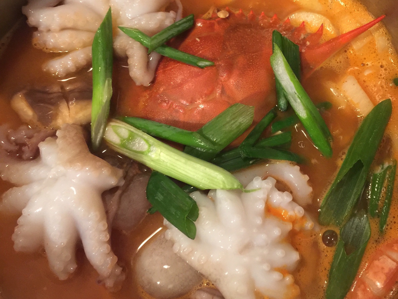 韩式辣海鲜汤的做法