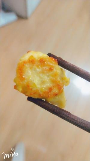 黄金玉米鸡肉菜饼宝宝辅食的做法 步骤7