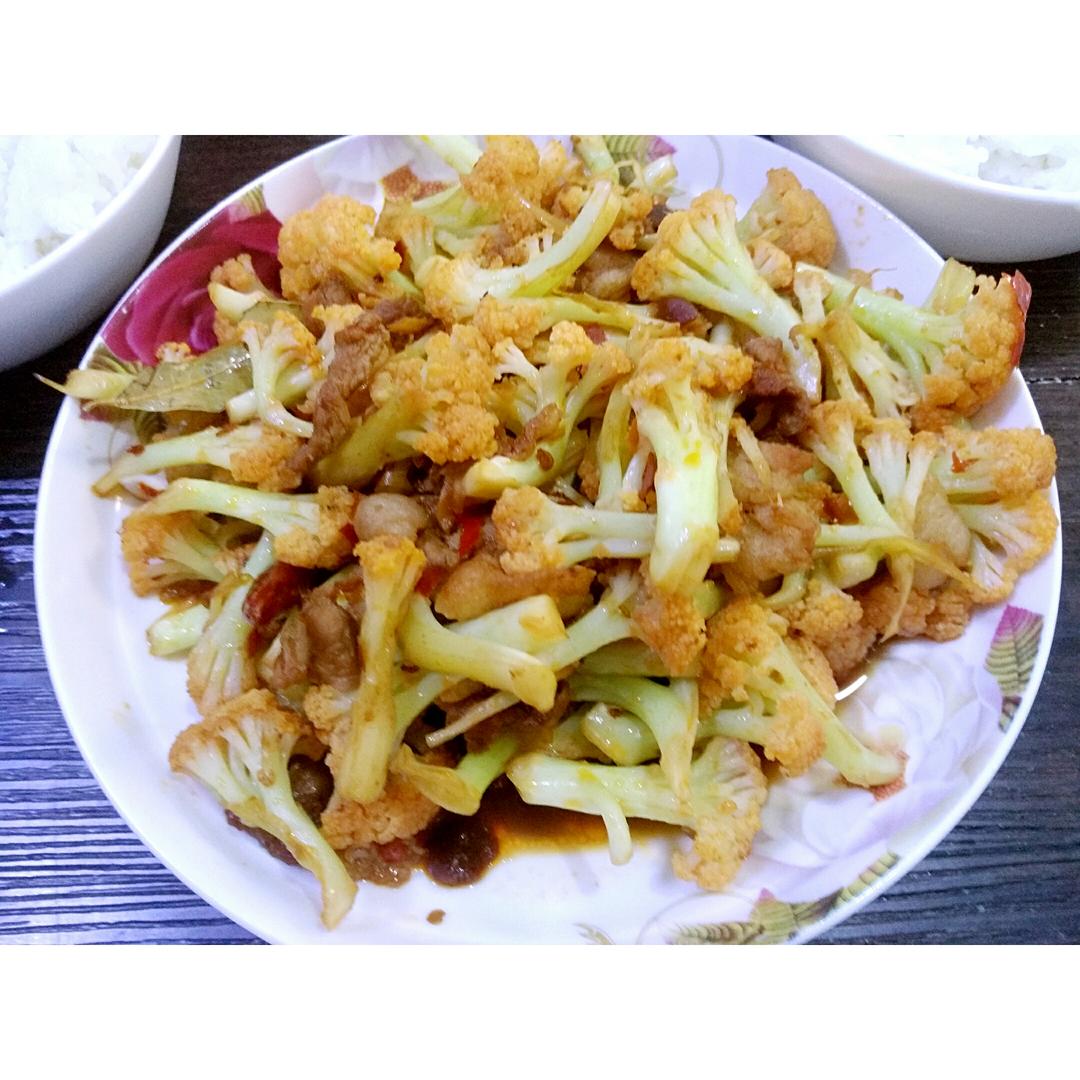 很“浪费”米饭的家常菜之一-------干锅菜花