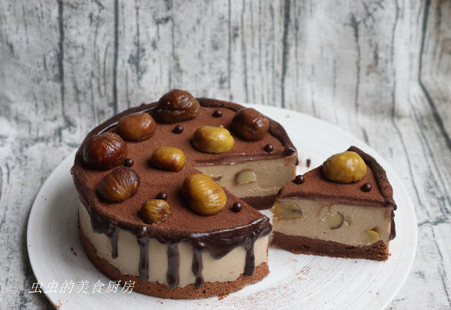 栗子芝士巧克力蛋糕