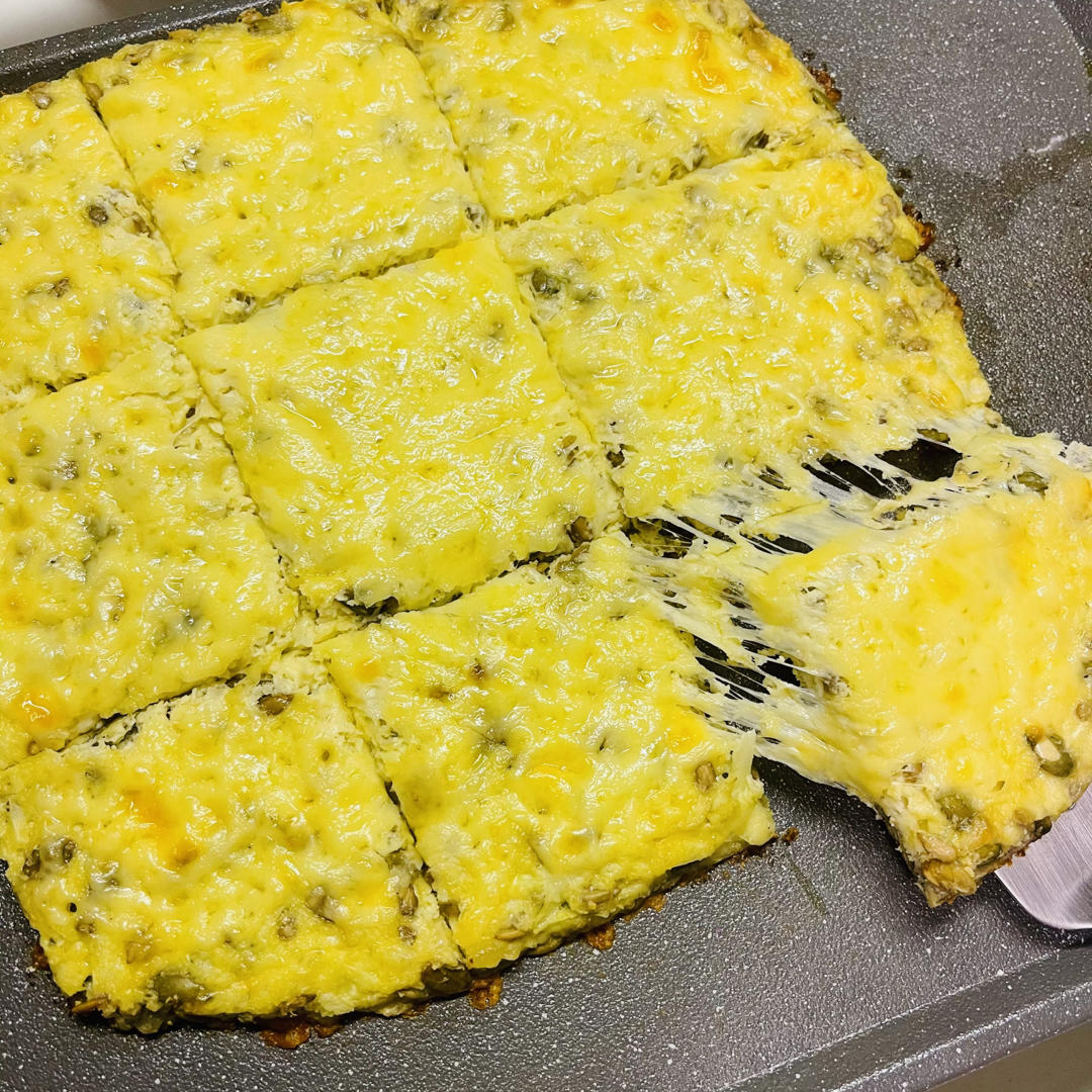 生酮芝士菜花早餐饼/披萨饼胚