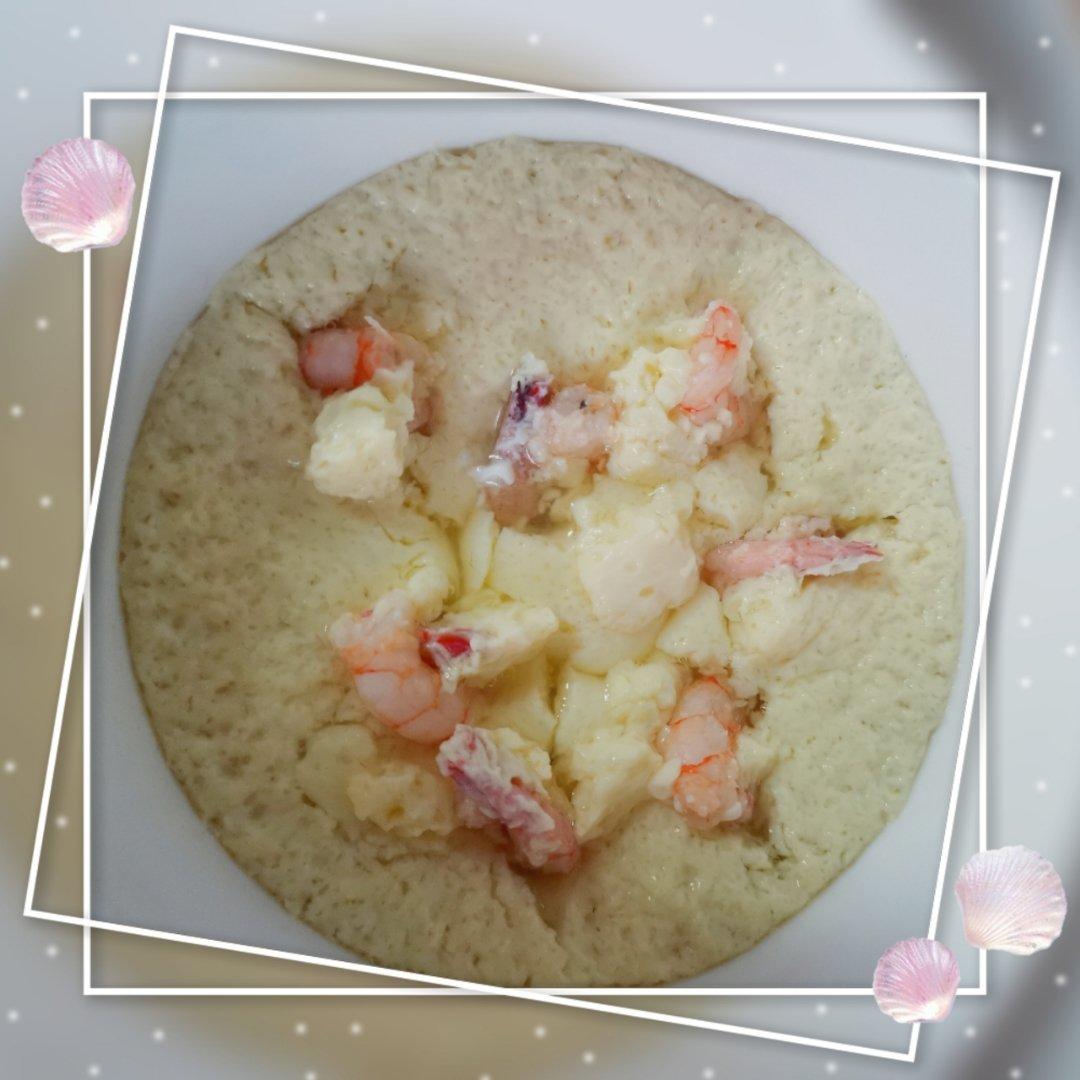 虾仁蒸蛋#老板三核蒸箱#