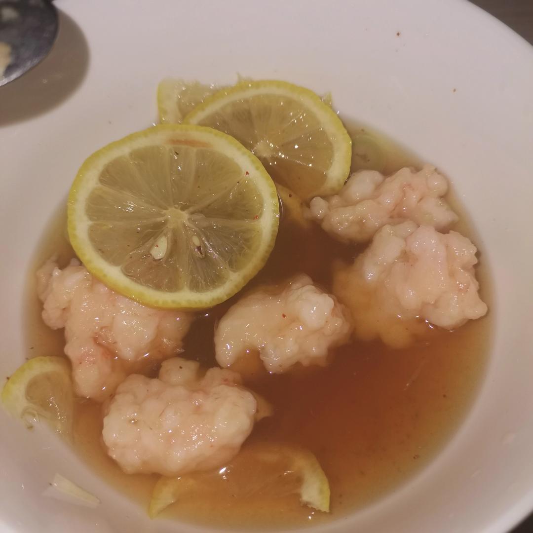 低脂爽口❗️Q弹鲜香的泰式酸辣虾滑