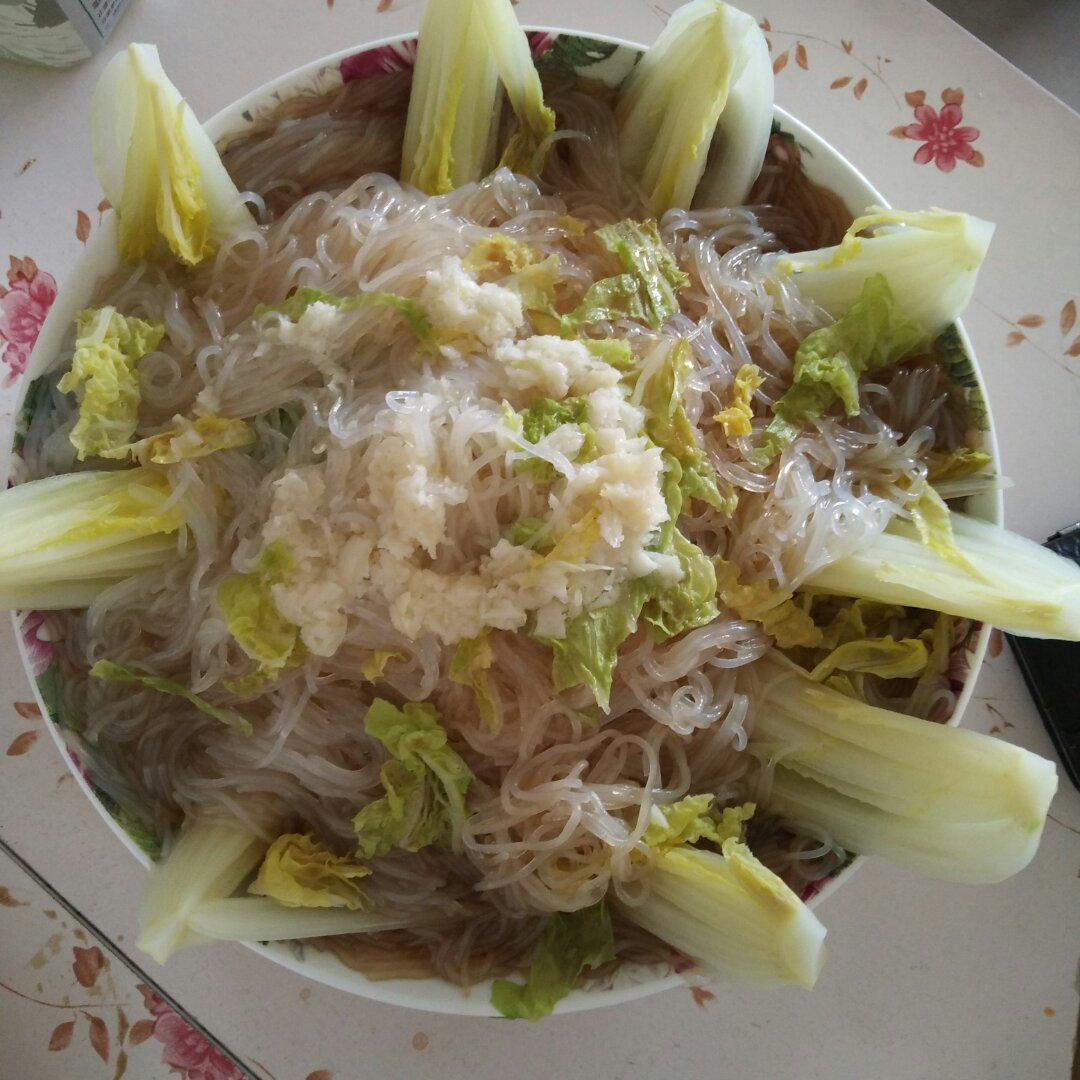 蒜蓉粉丝娃娃菜