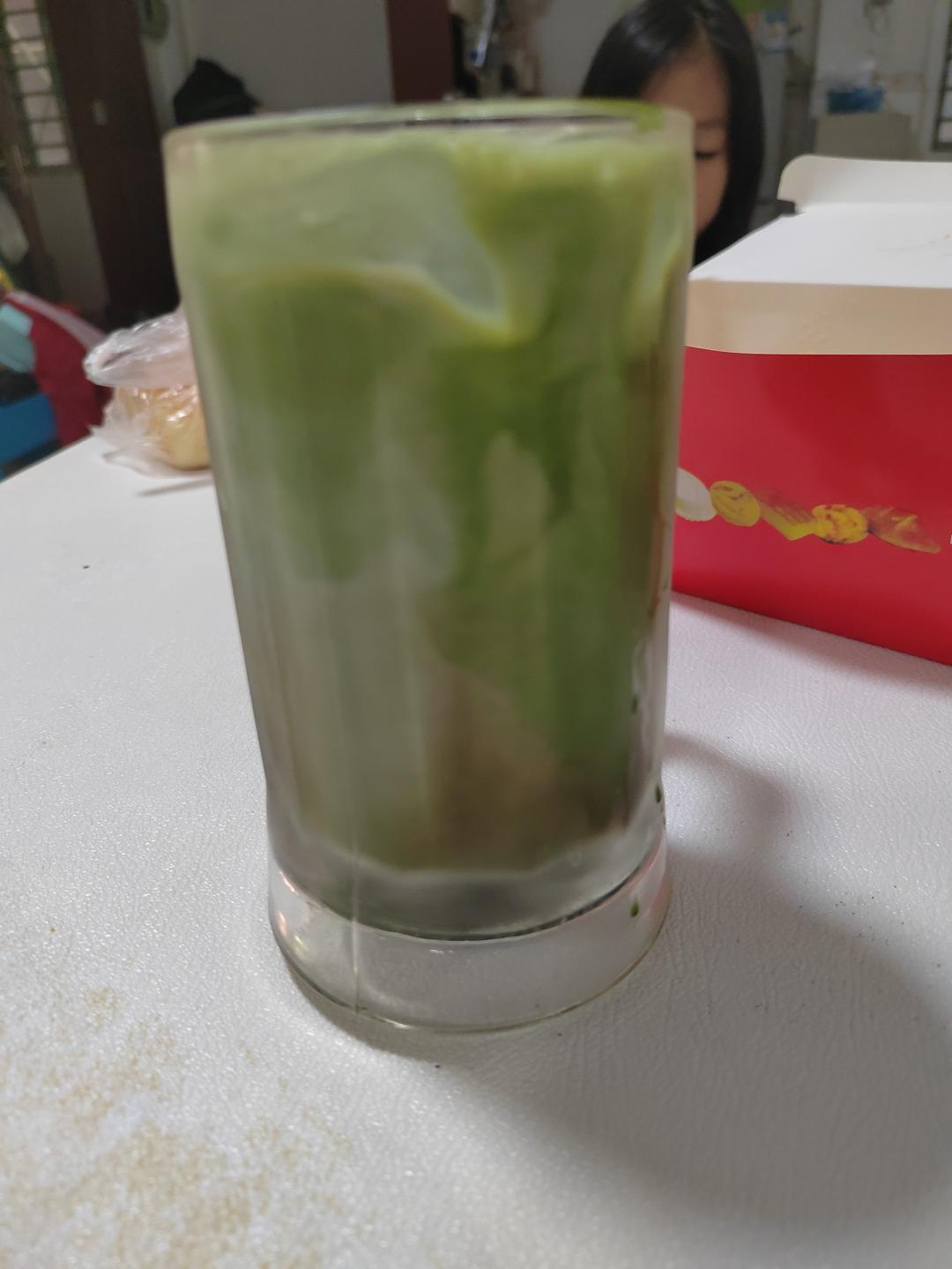 春日神仙饮品🌿绿野仙踪·抹茶咖啡拿铁🍵