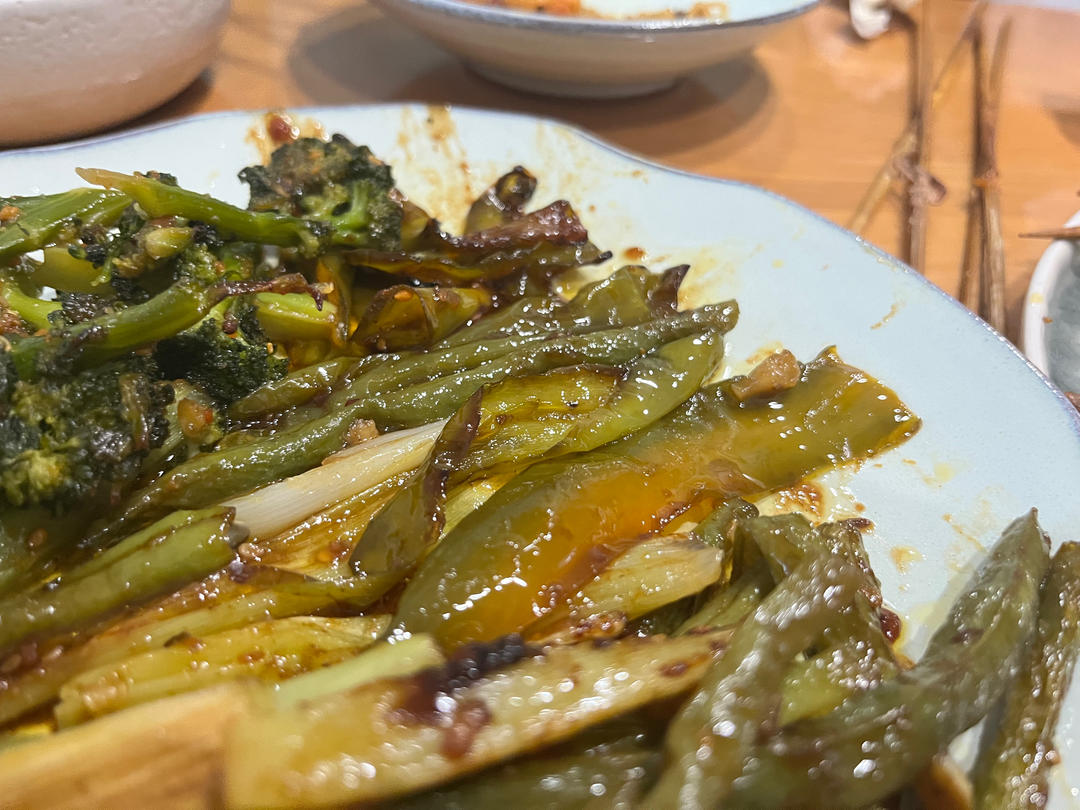 烤箱版烤尖椒