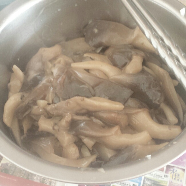 芡汁平菇