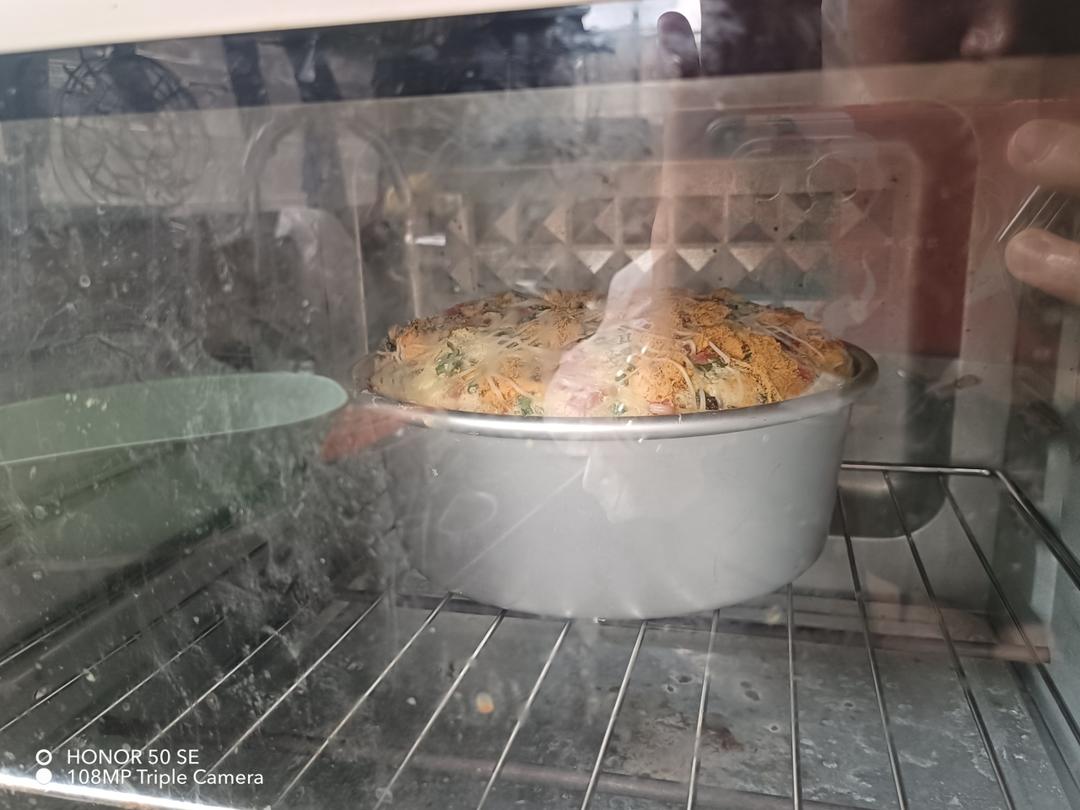 新手也能做的爆浆肉松蛋糕🍰