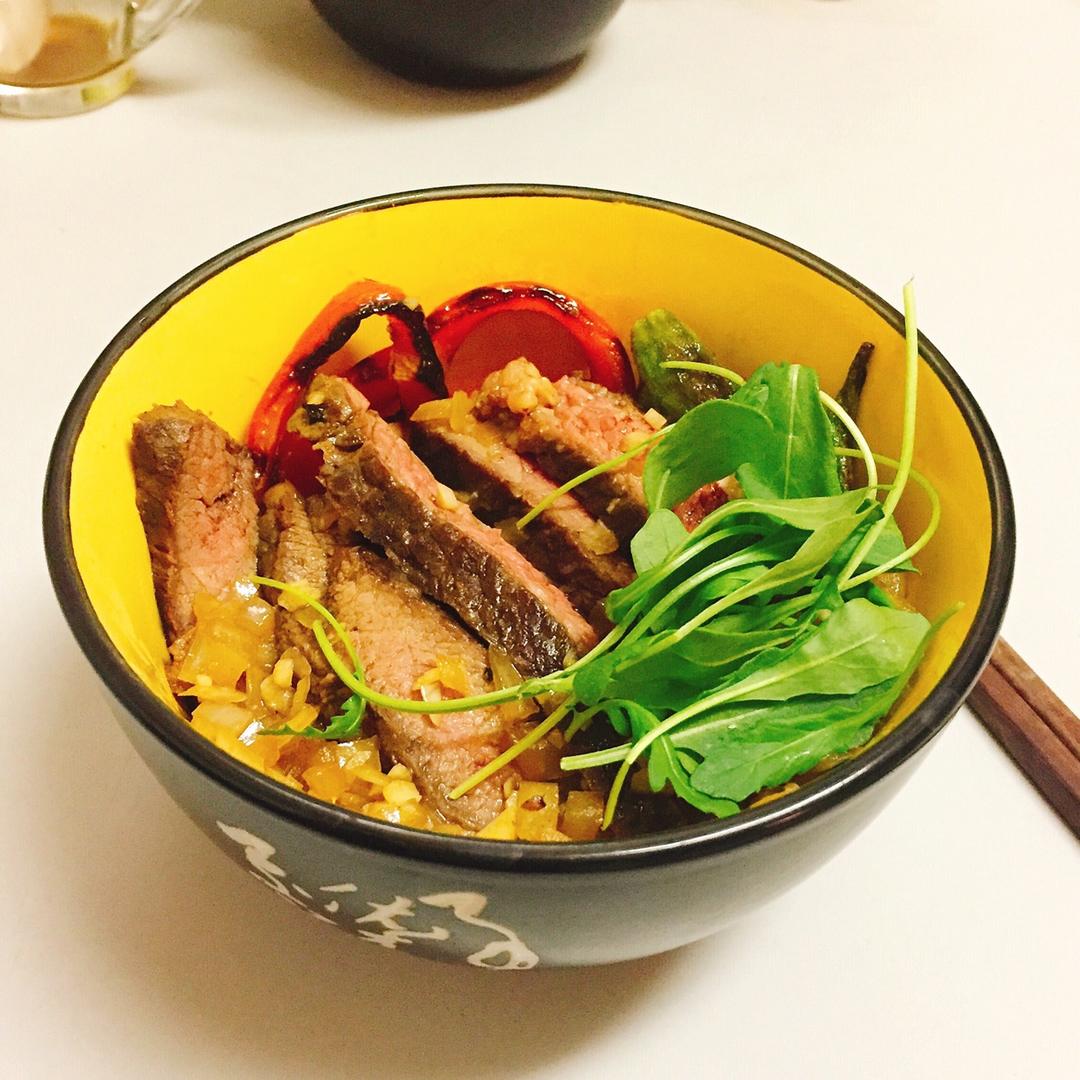 【曼食慢语】日式牛排丼