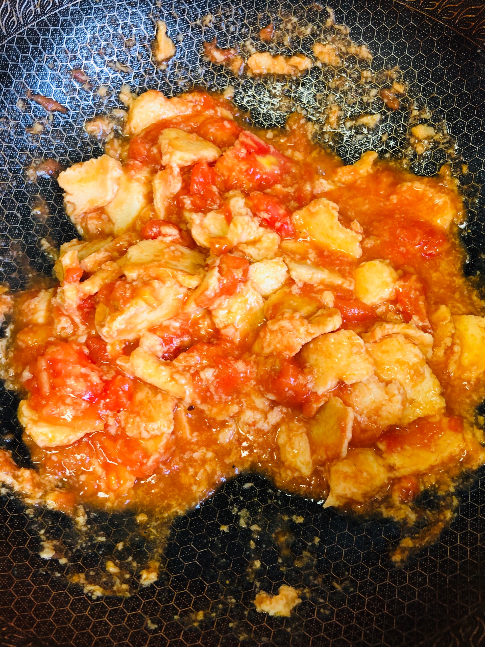 纯素美食｜番茄炒木棉豆腐的做法 步骤12