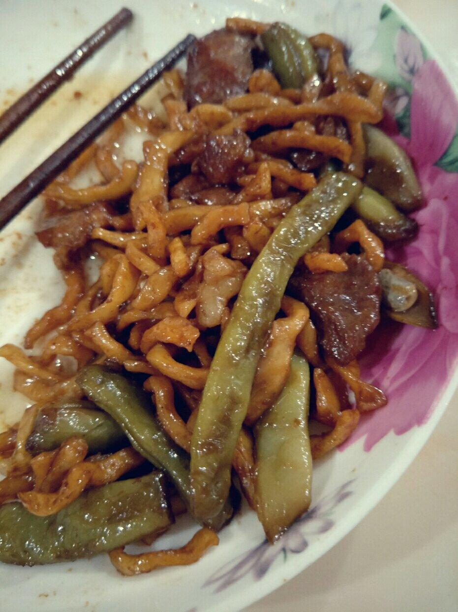芸豆焖面（附万能的腌肉不老的办法）