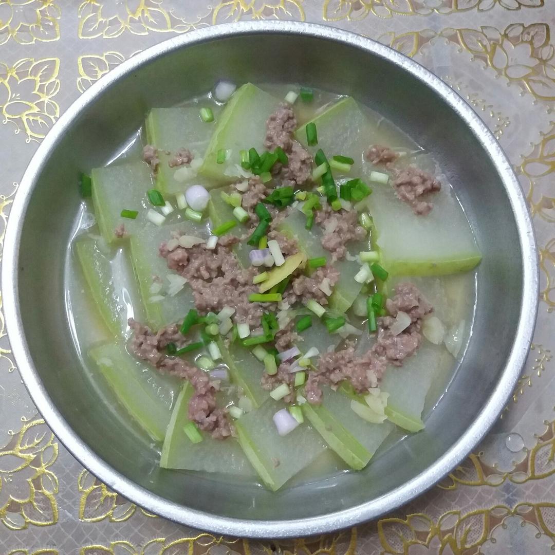 肉末蒸冬瓜