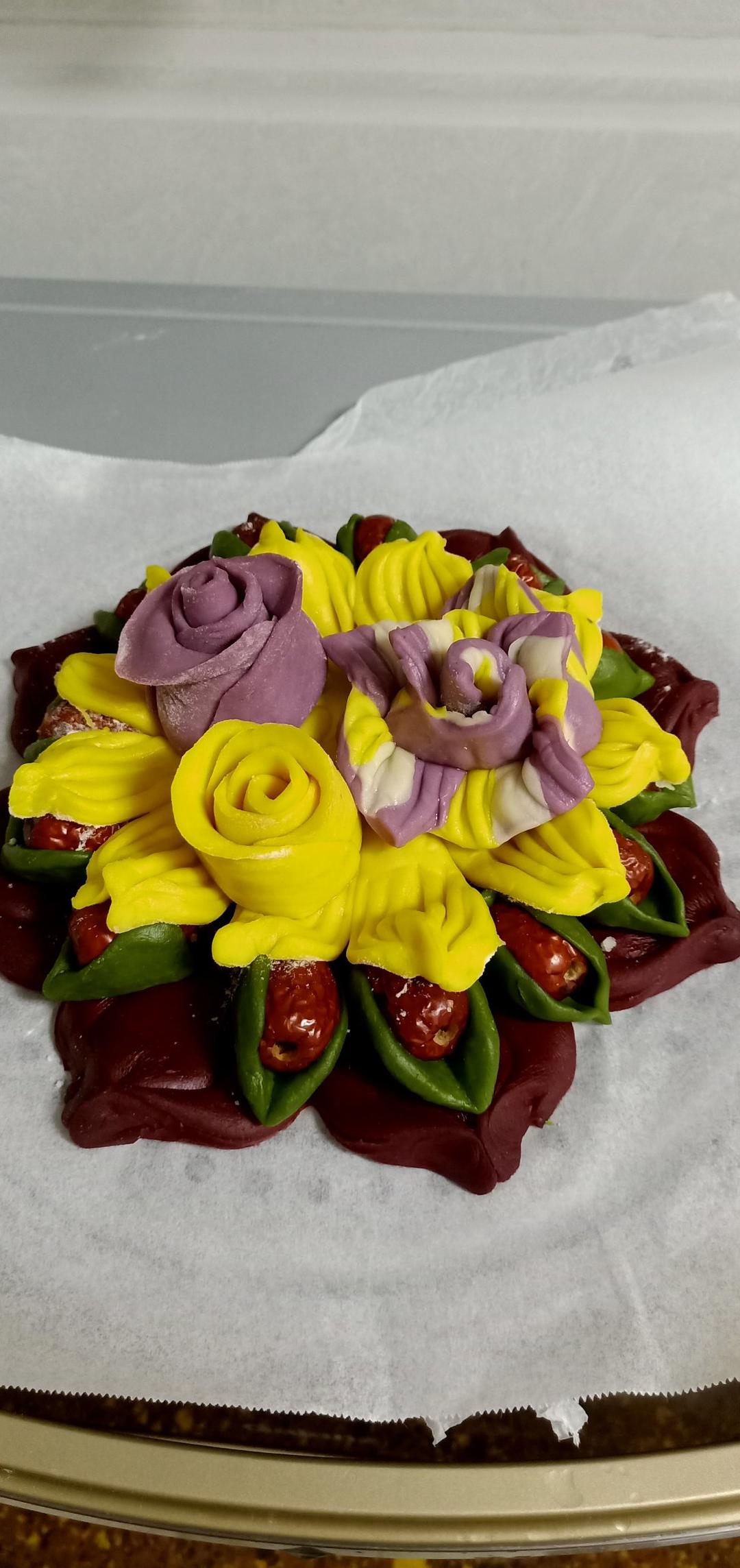 双色花馒头