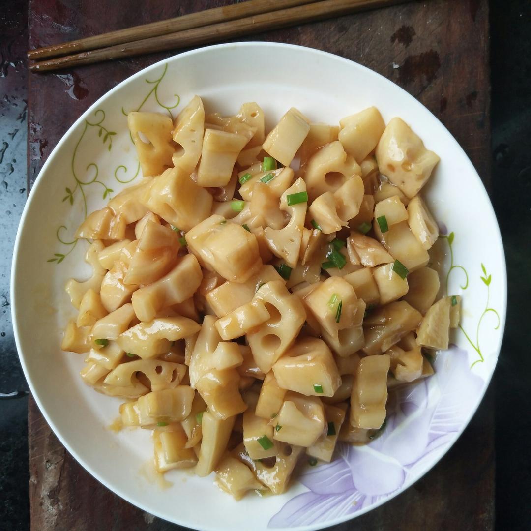 酸甜的开胃菜-  糖醋藕丁