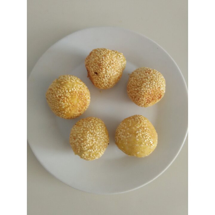豆沙麻团