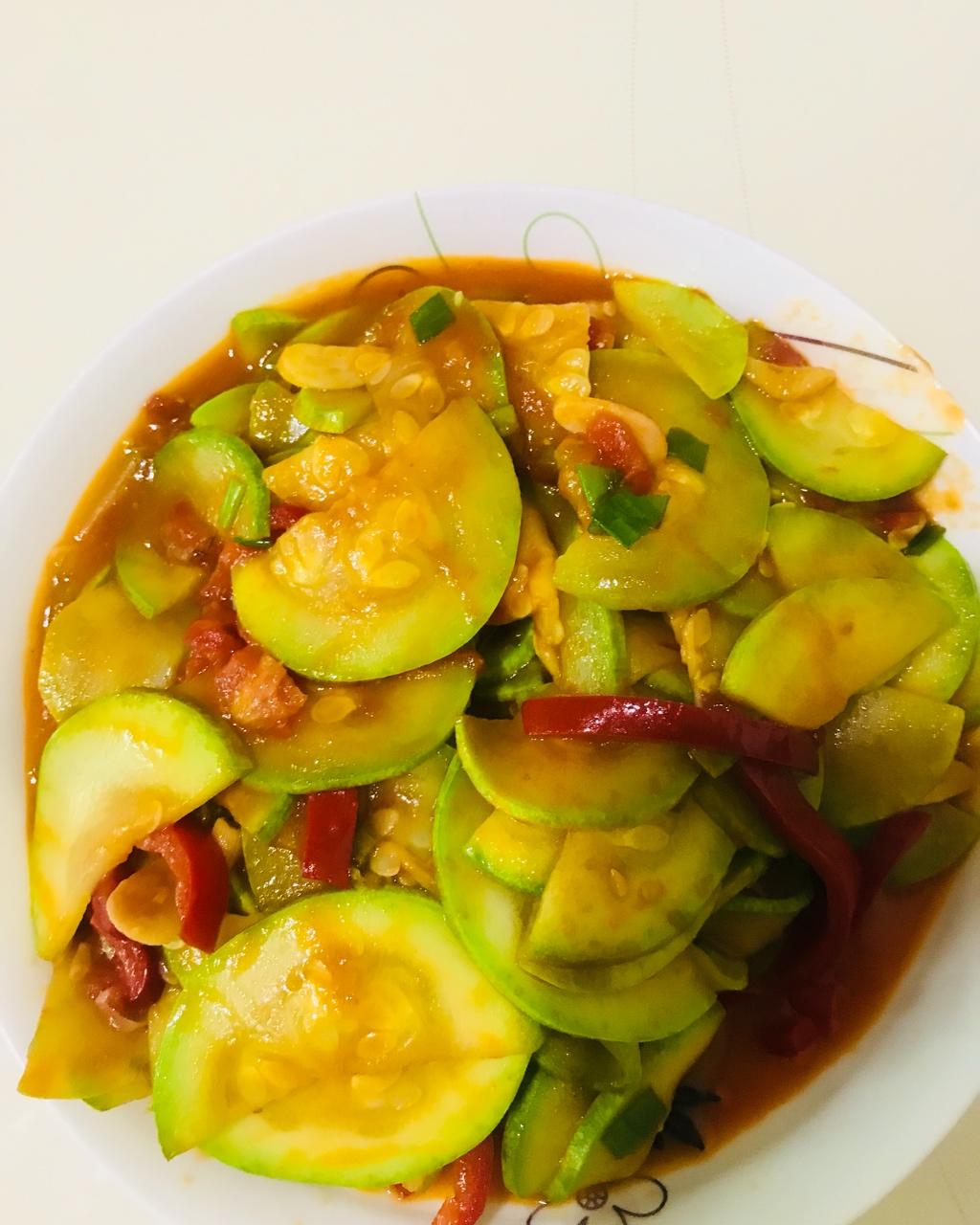 思雅雅做的素炒葫芦瓜