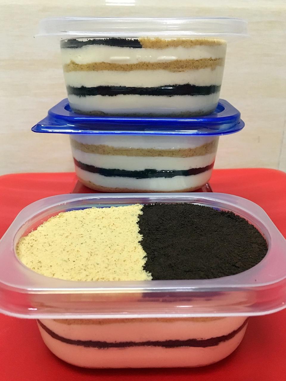 双色木糠盒子蛋糕