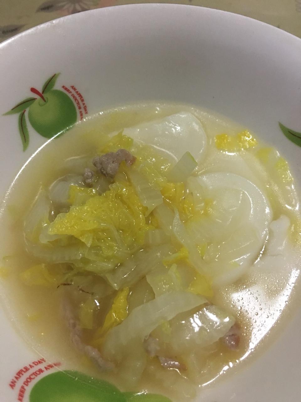 白菜肉丝年糕